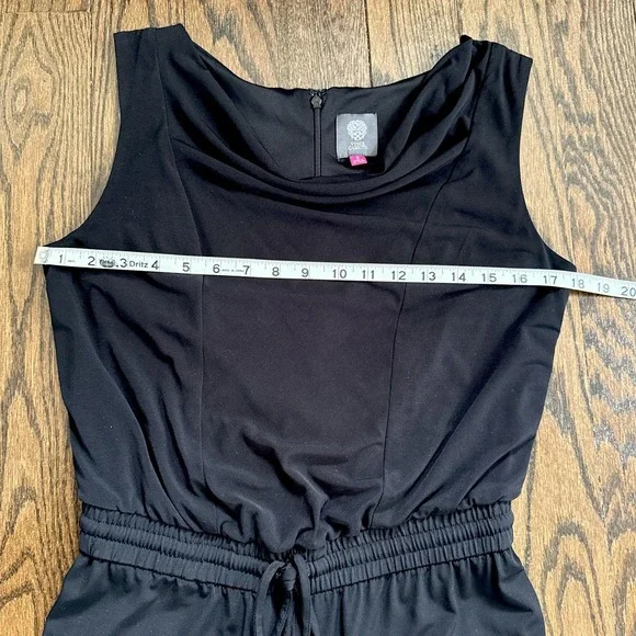Vince‎ Camuto Black Sleeveless Wide Leg Jumpsuit Pantsuit - Picture 6 of 16